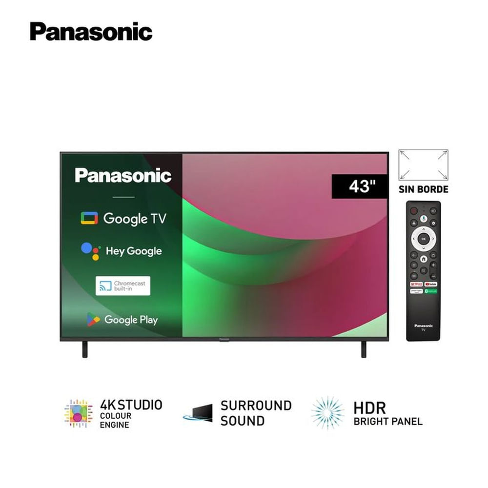 Televisor 43 Led 4K Panasonic TC-43NX700P Negro Televisor 43 Led 4K Panasonic TC-43NX700P Negro