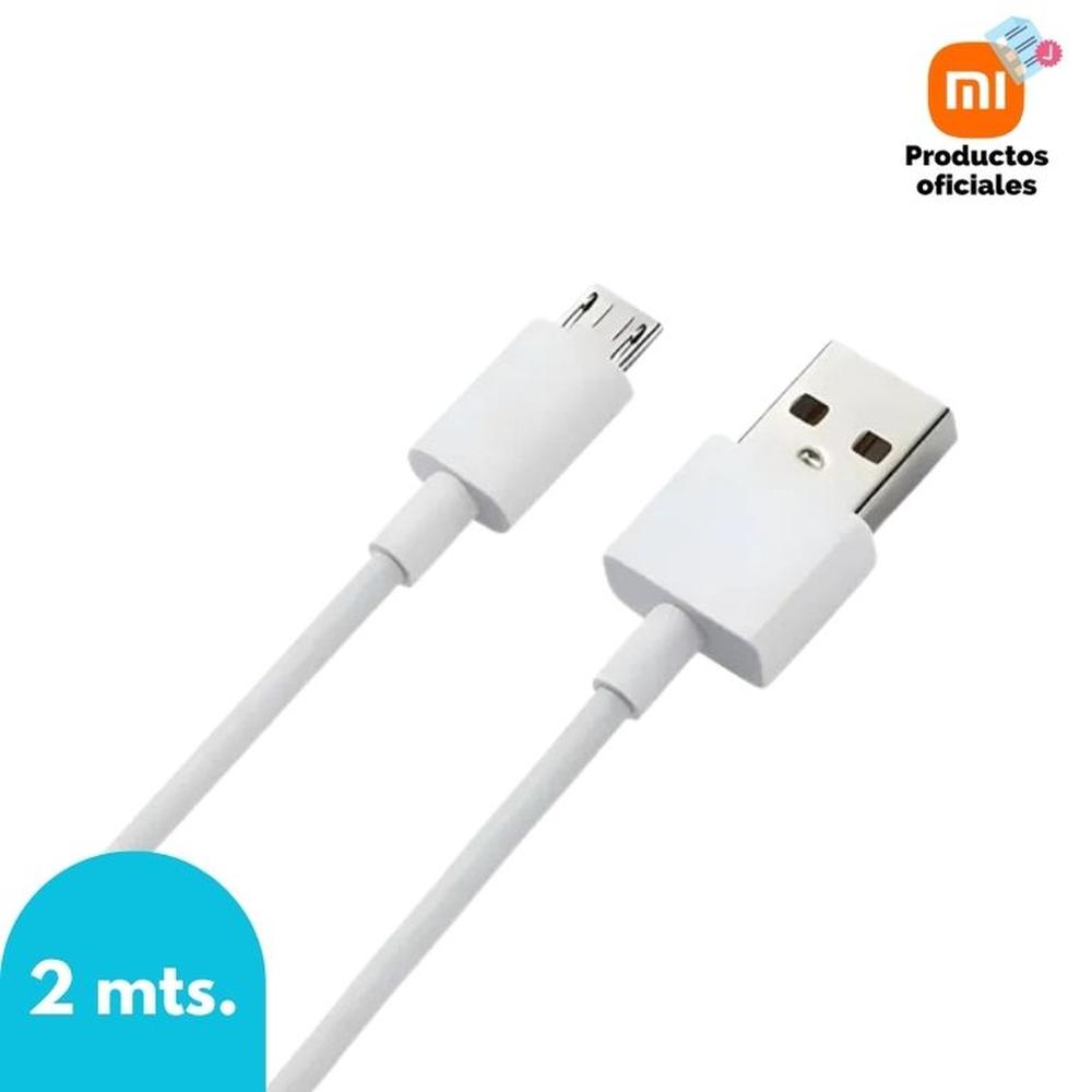 CABLE ORIGINAL XIAOMI USB A MICRO USB 200cm - BLANCO