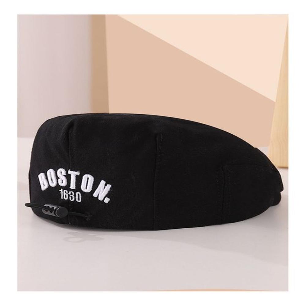 Boston Boina Negro de Algodón Ajustable Niño Bebés