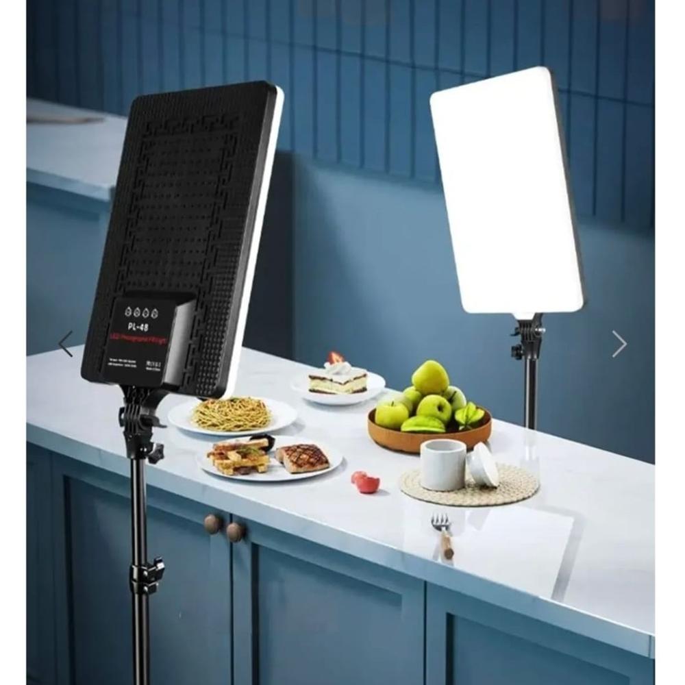Panel LED Profesional PL-48 con Trípode y Control Remoto | Oechsle ...