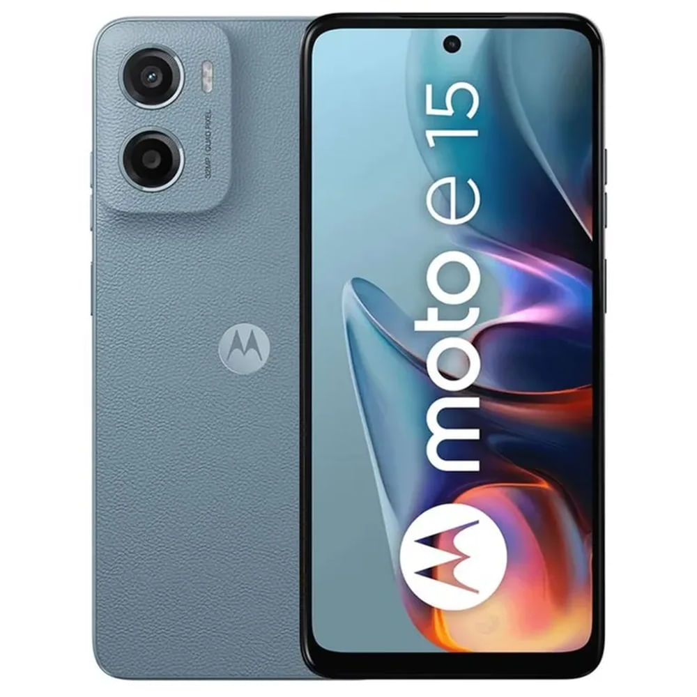 CELULAR MOTOROLA E15 2RAM 64GB AZUL