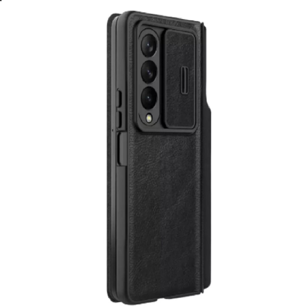 Case Qin Pro Leather para Samsung Galaxy Z Fold 4 -NEGRO