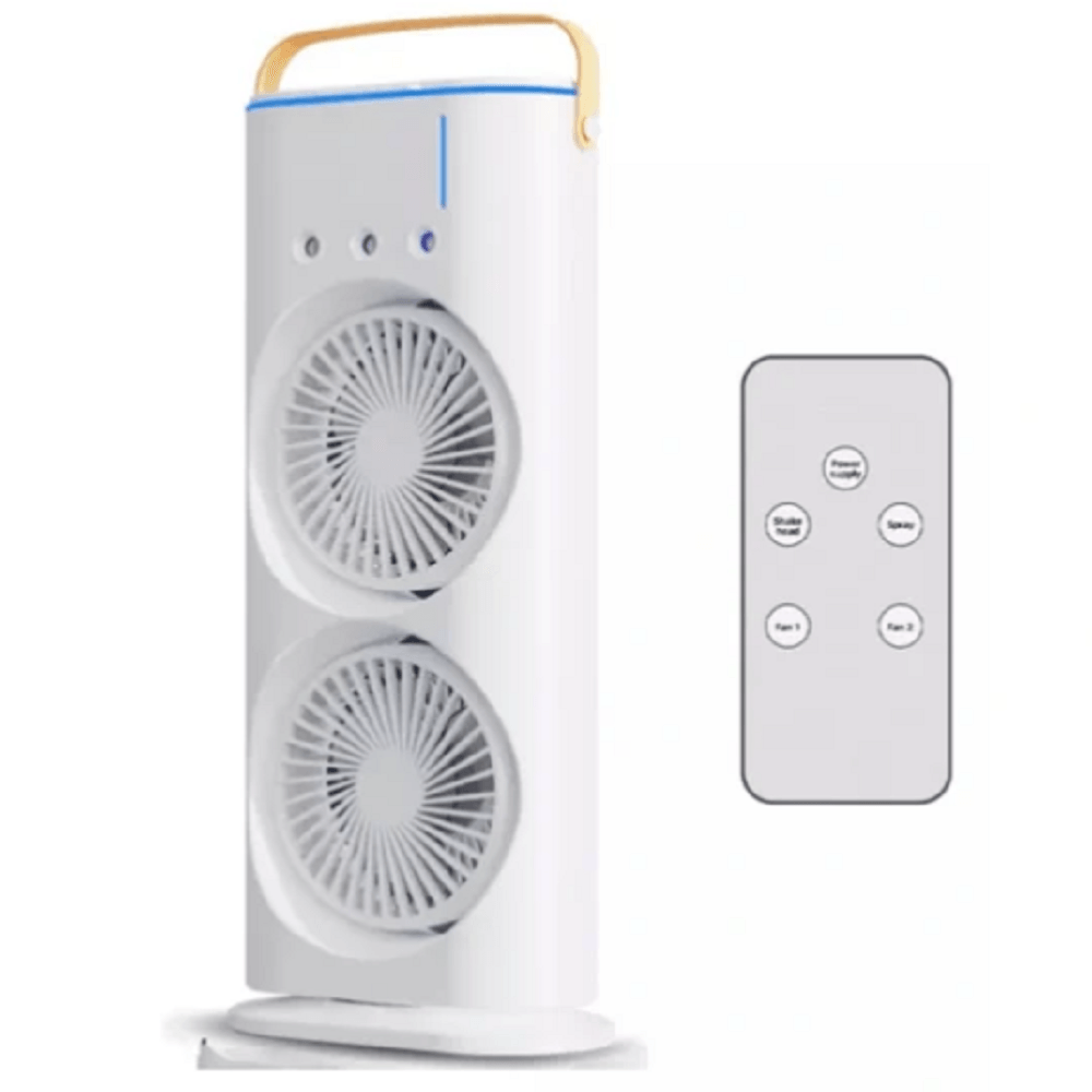 Ventilador de Torre Doble Aire Humidificador