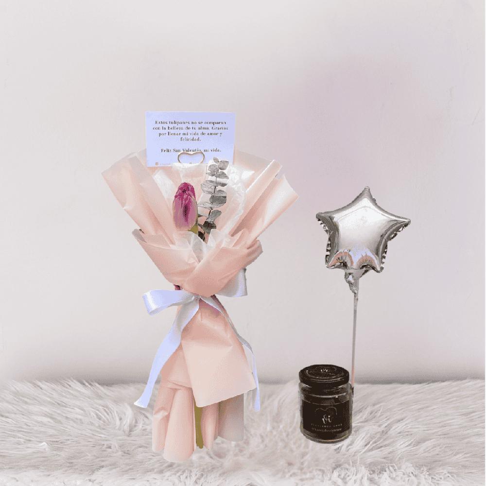 Love duo tulipan - Brownie