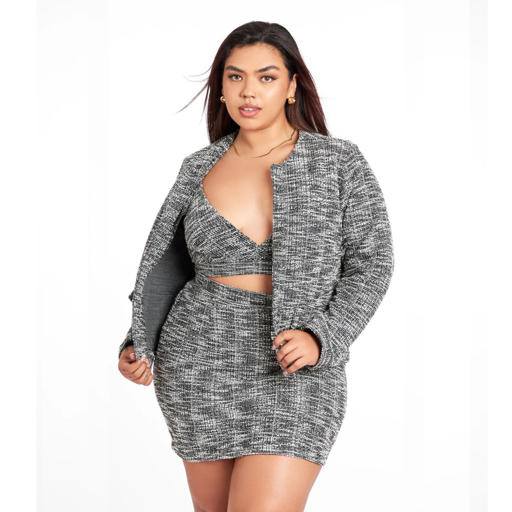 Mini Falda Tweed Isabel