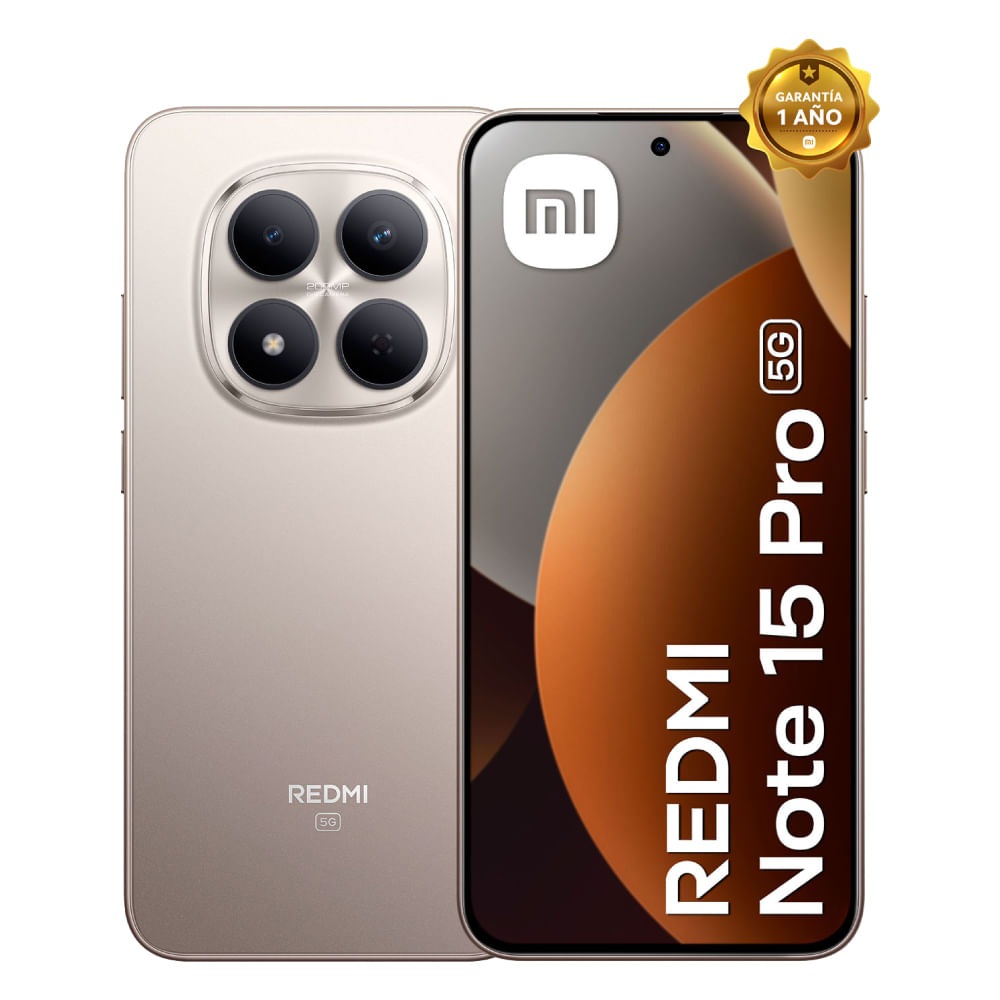 REDMI NOTE 15 PRO 5G 8GB RAM 512GB ROM COLOR TITANIUM