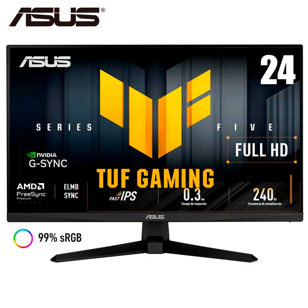 Monitor ASUS TUF Gaming VG249QM5A 24 Fast IPS FHD 240Hz 03ms G-SYNC FreeSync