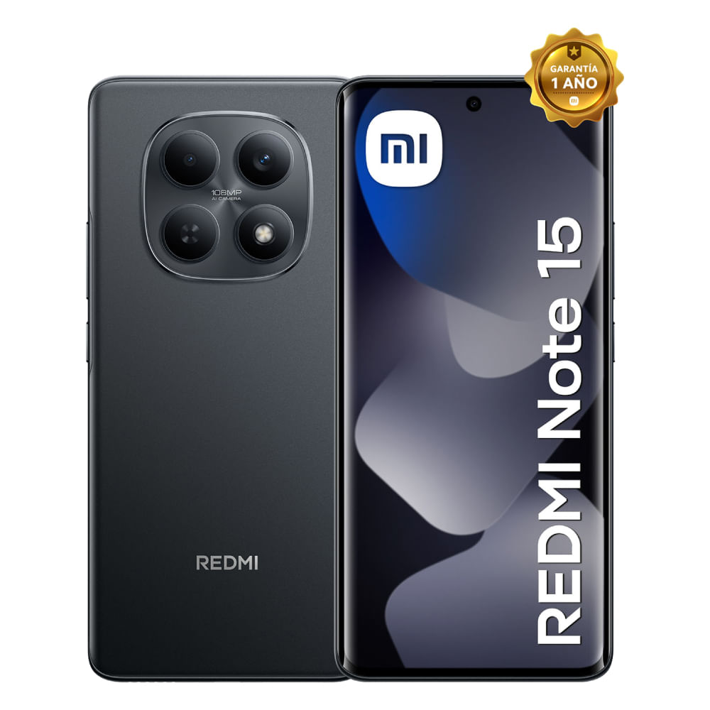 REDMI NOTE 15 6GB RAM 128GB ROM COLOR NEGRO