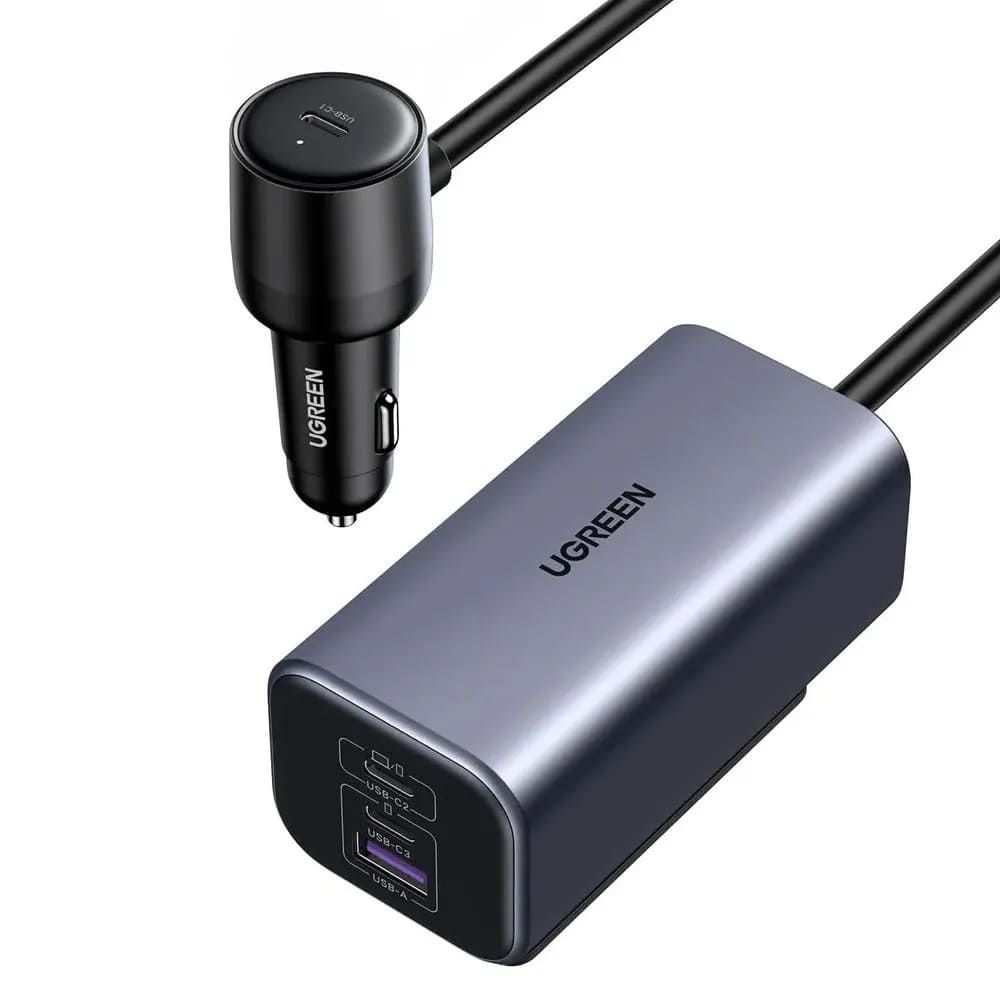 Cargador de Auto UGREEN con Cable 1 m - Laptops y Smartphones