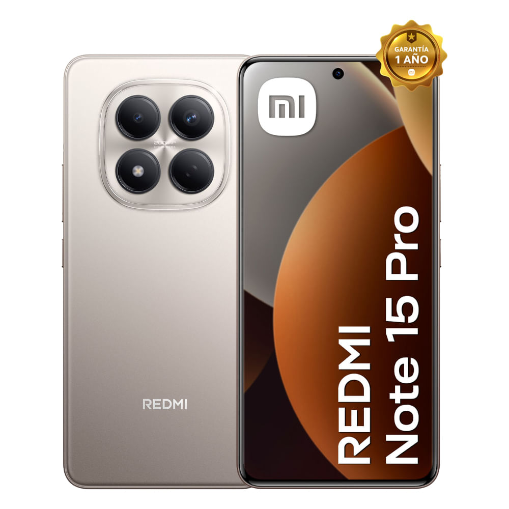 REDMI NOTE 15 PRO 4G 8GB RAM 256GB ROM COLOR TITANIUM