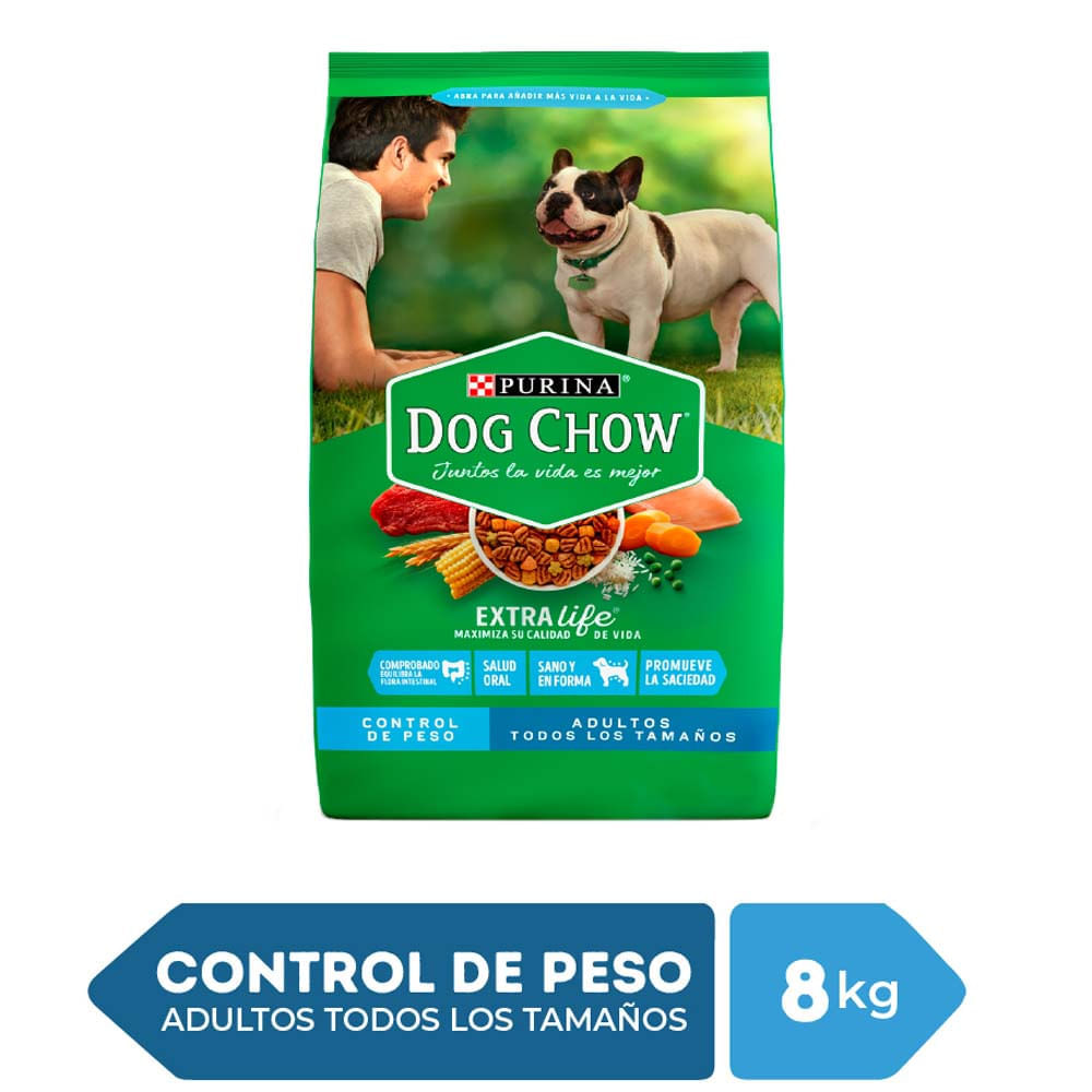 Alimento para Perro DOG CHOW Adulto Todos los tamaños Bolsa 8Kg Alimento para Perro DOG CHOW Adulto Todos los tamaños Bolsa 8Kg