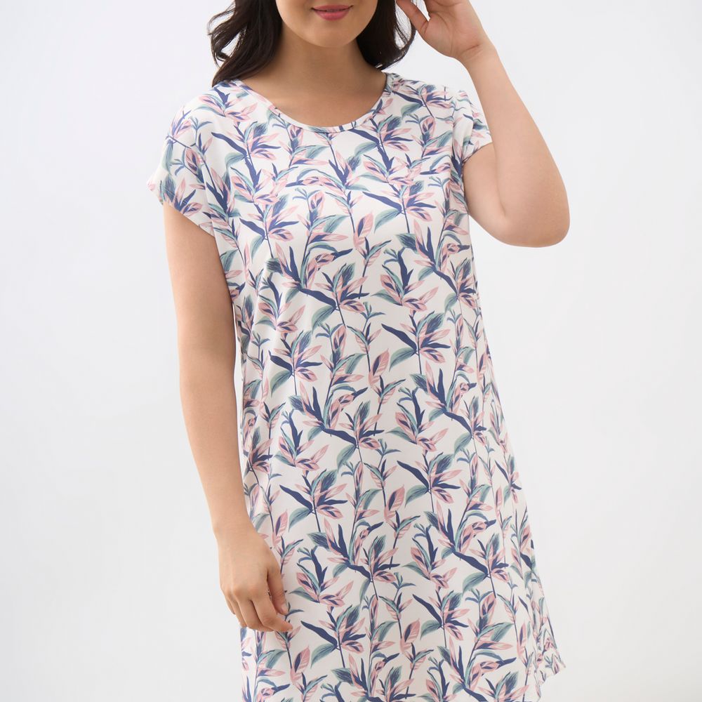 Camisa De Dormir Mujer Zafin Botanic | Oechsle.pe - Oechsle