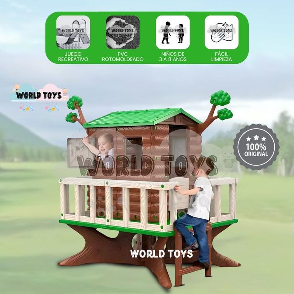 Casita del Árbol TREE-HOUSE Bosque Green