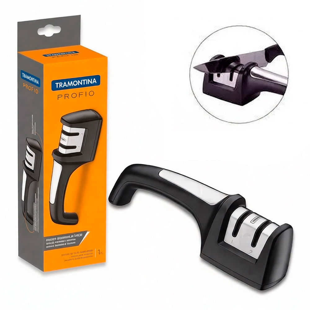 Tramontina 24031-000 Afilador Diamantado De Cuchillo Desbaste Acabado