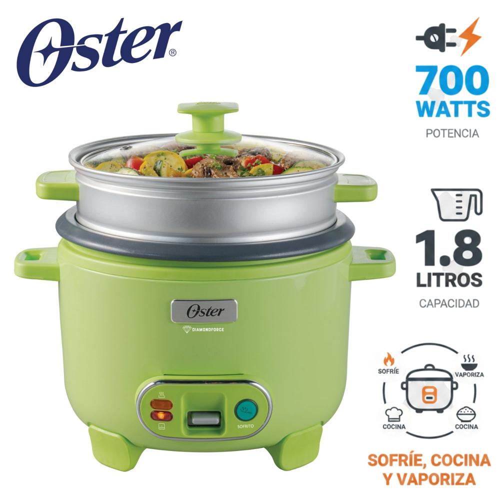 Arrocera Oster CKSTRC10DFGRN de 10 Tazas DiamondForce Kiwi