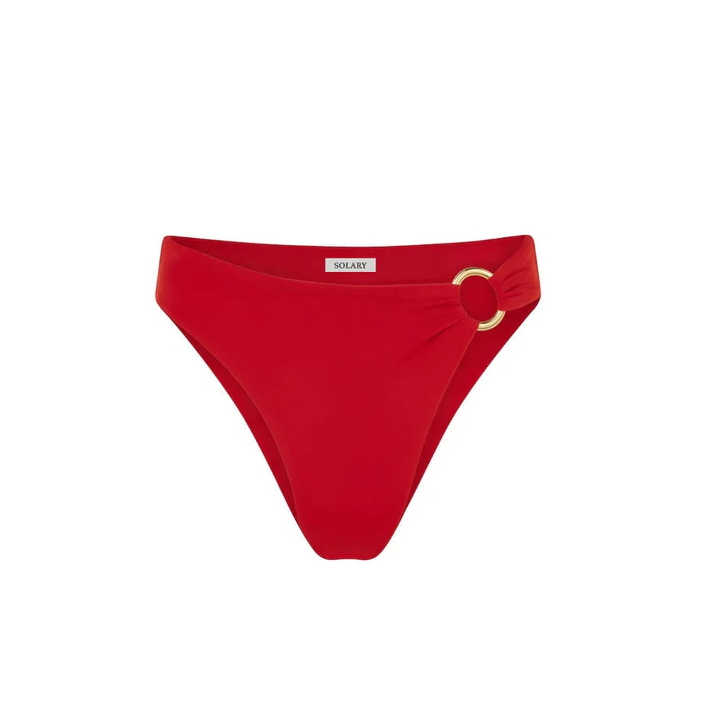Calzón de Bikini Bottom Valeria Rojo