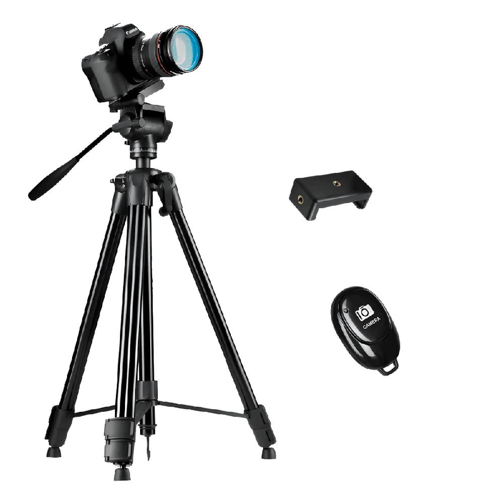 Trípode Profesional Weifeng WT-3970 175m Más Adaptador Celular Más Disparador Bluetooth