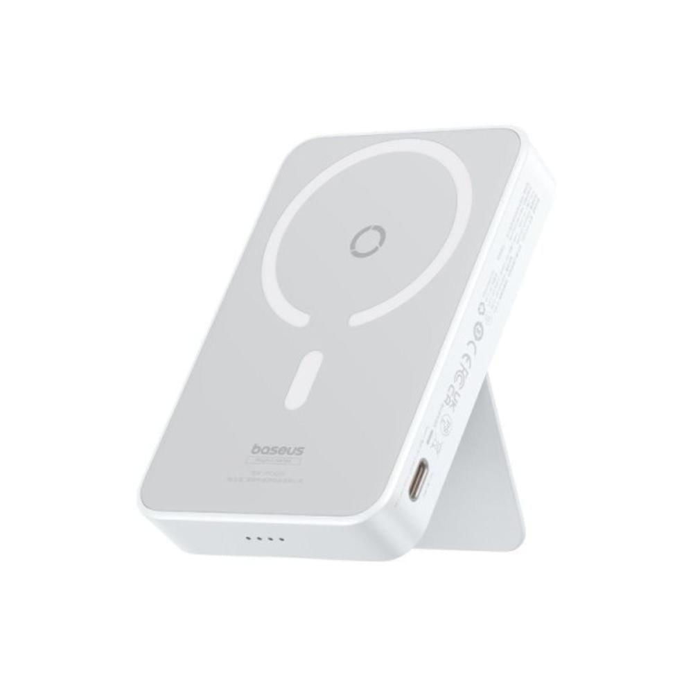 Cargador inalambrico magnetico mini Baseus powerbank 5000 mAh 20 W carga rapida cable tipo c