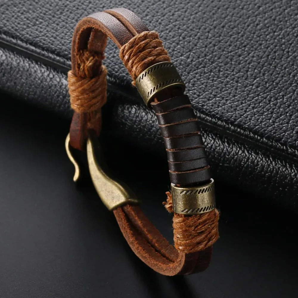 Pulsera De Cuero LUCIO