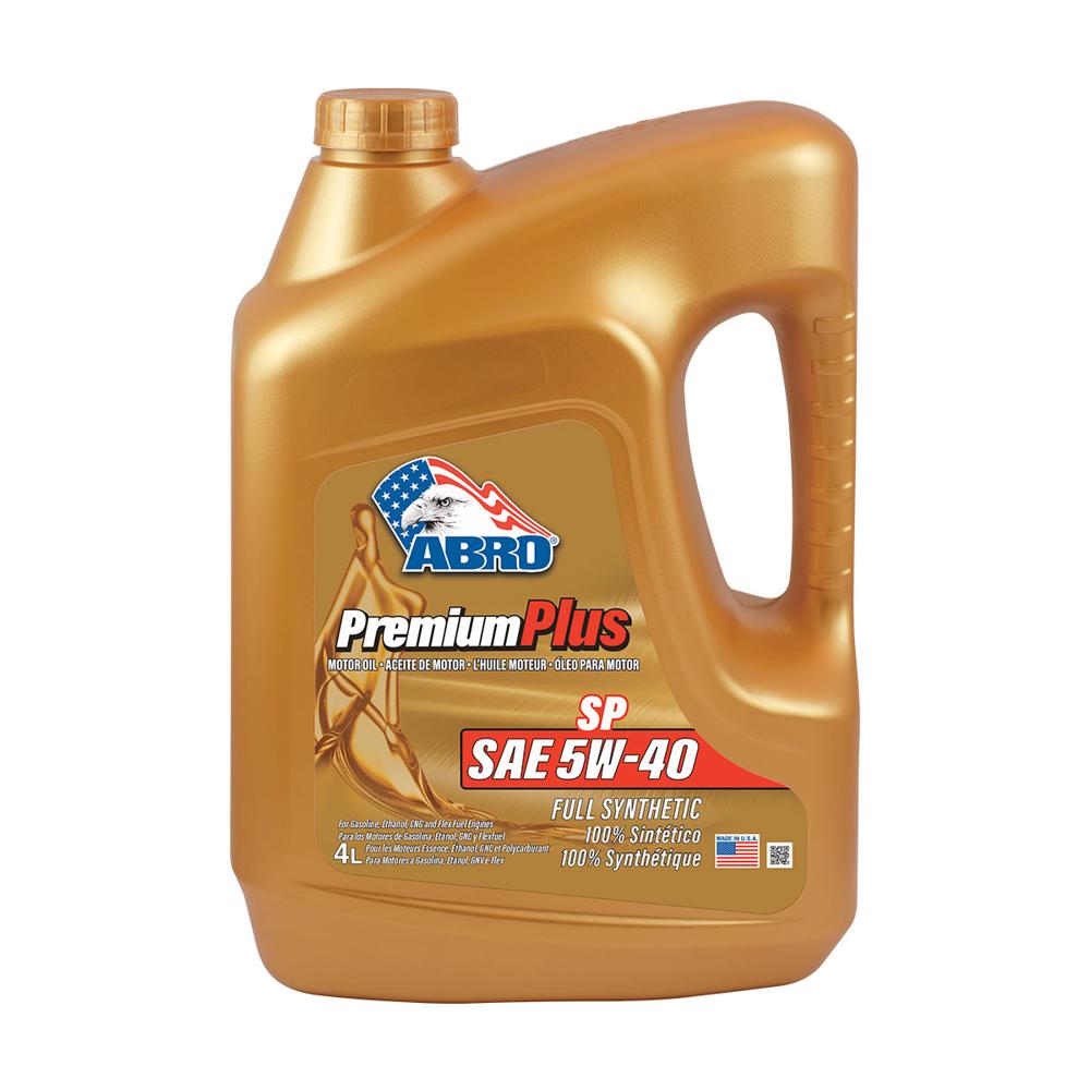 ABRO Aceite Lubricante para Motor Full Sintético 5W40 SP - 4L