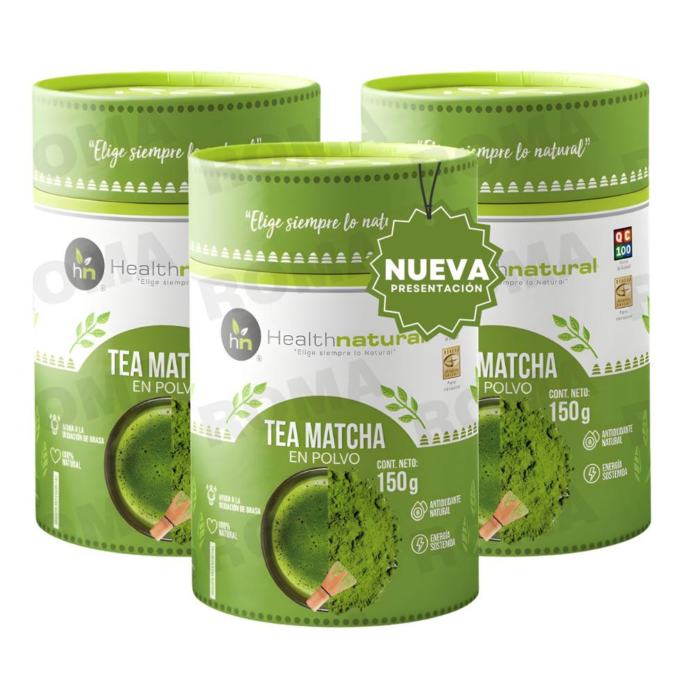 PACK 3 TÉ MATCHA 150G HEALTHNATURAL