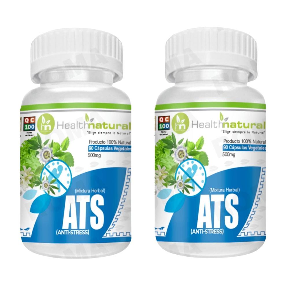 PACK 2 ANTI-STRES (ATS) HEALTHNATURAL 1000MG