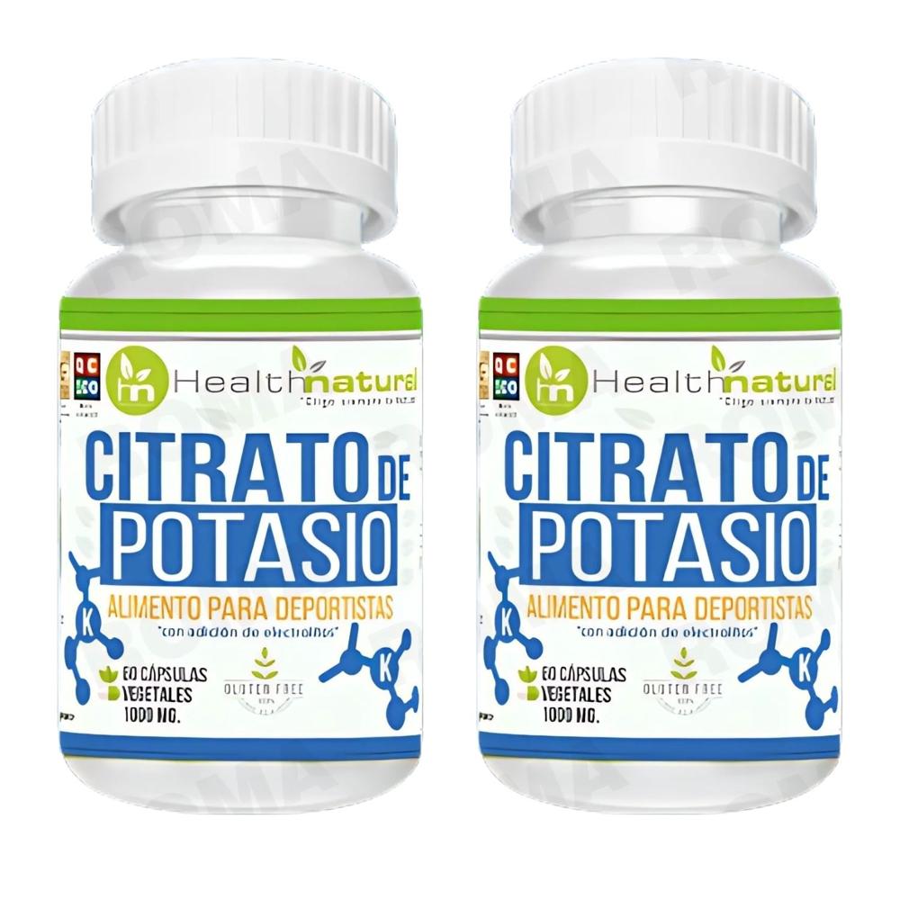 PACK 2 CITRATO DE POTASIO HEALTHNATURAL 2000MG
