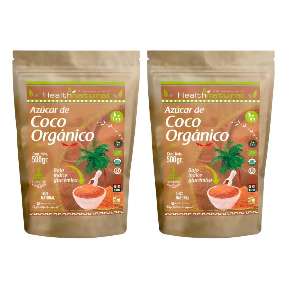 PACK 2 AZÚCAR DE COCO 500G HEALTHNATURAL