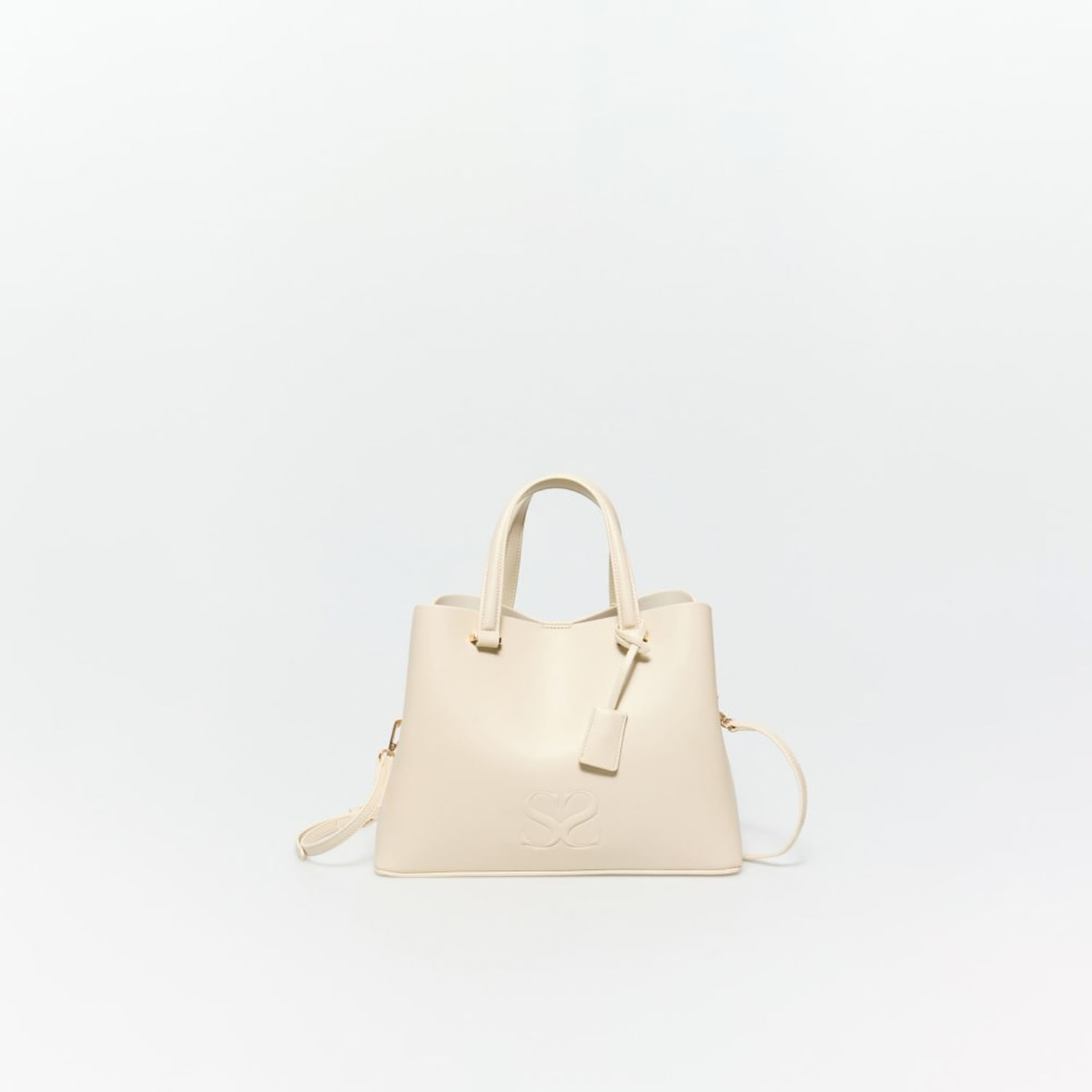 Bolso Mujer Sfera Office Rígido Crudo