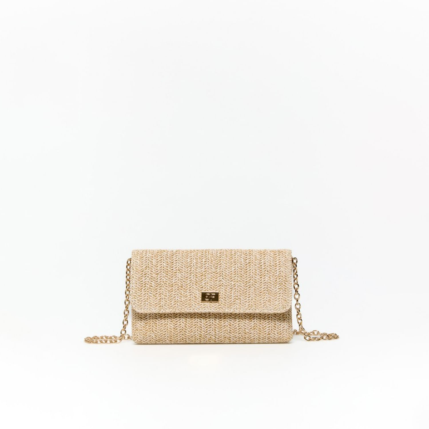 Monedero Mujer Sfera Purse Malla Crudo