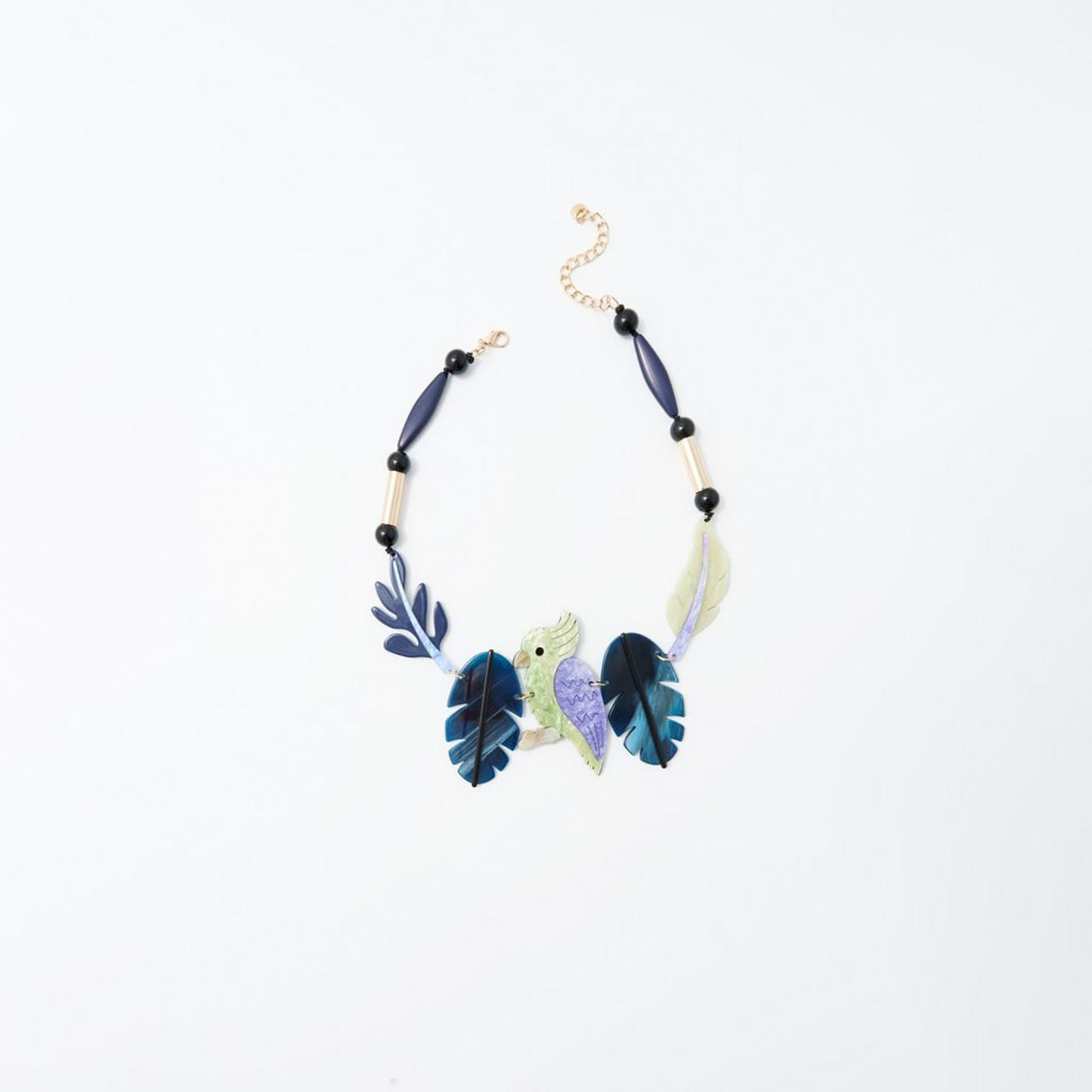 Collar Mujer Sfera Pzas Turq Y Strass Alph Multicolor