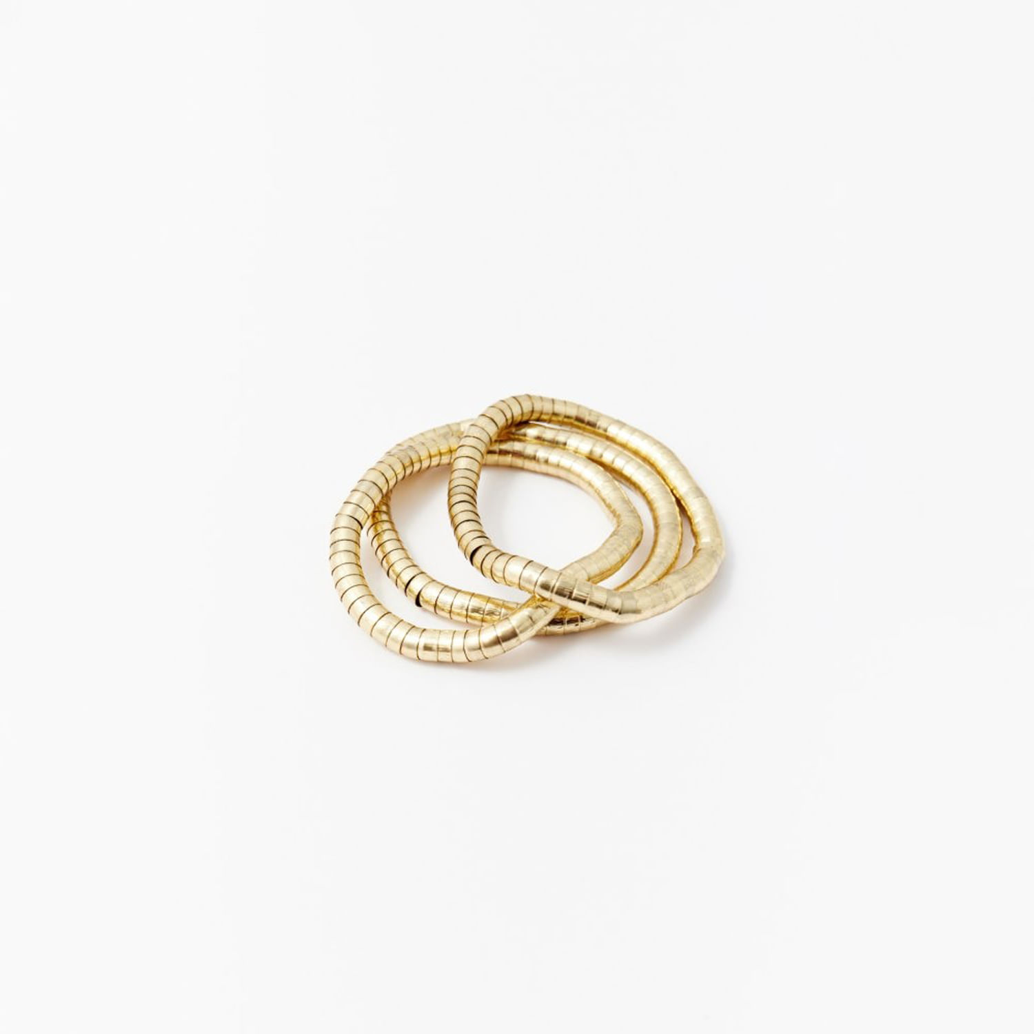 Set Mujer Sfera 3 Elásticas Articuladas Oro