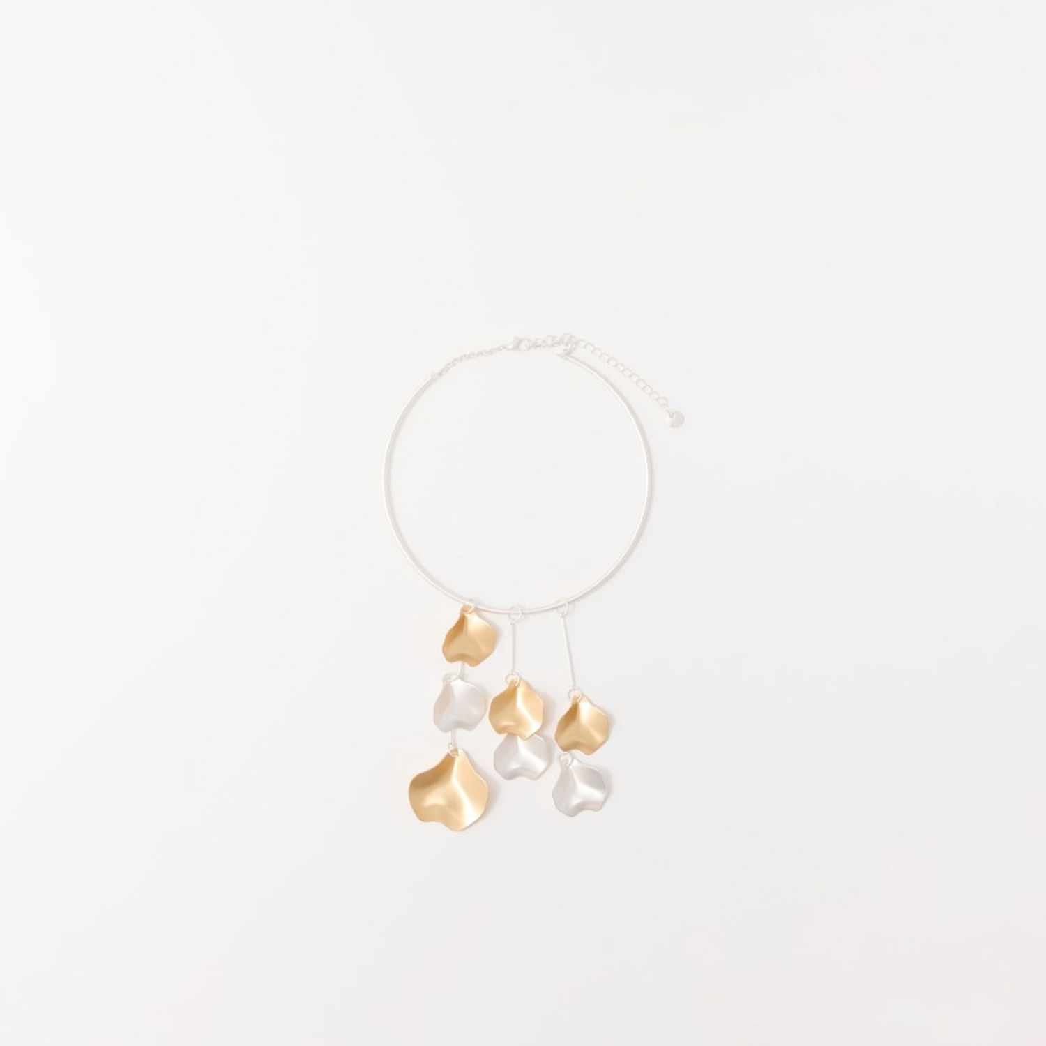 Collar Mujer Sfera Trenza Pza Met Vimal Plomo