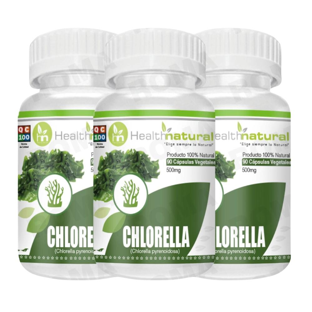 PACK 3 CHLORELLA HEALTHNATURAL 1500MG