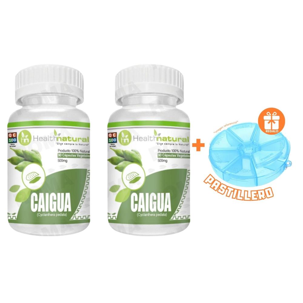PACK 2 CAIGUA HEALTHNATURAL 1000MG + REGALO PASTILLERO
