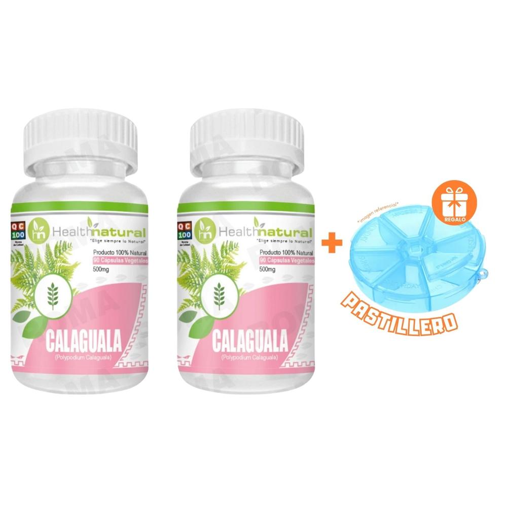 PACK 2 CALAGUALA HEALTHNATURAL 1000MG + REGALO PASTILLERO