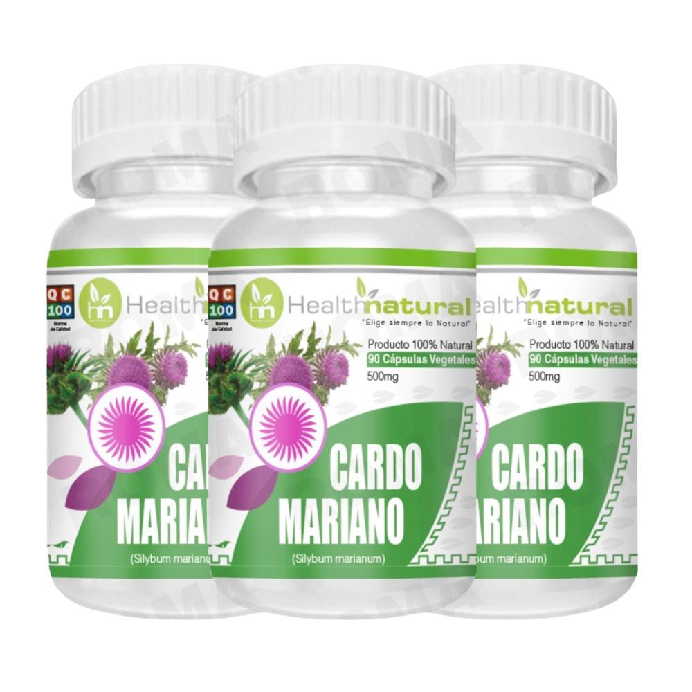 PACK 3 CARDO MARIANO HEALTHNATURAL 1500MG