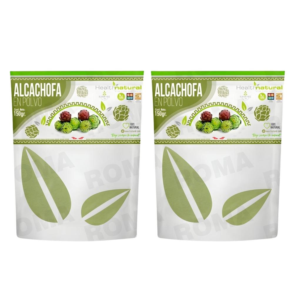 PACK 2 ALCACHOFA EN POLVO 150G HEALTHNATURAL