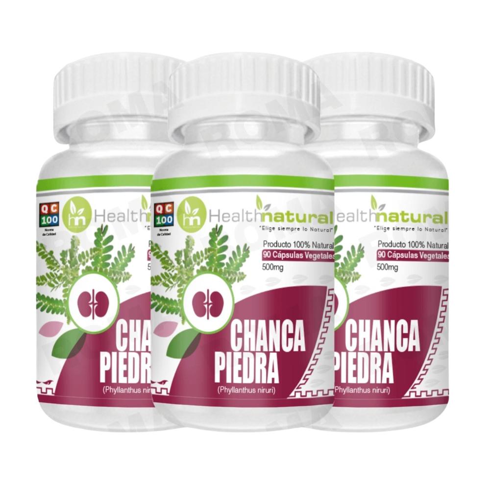 PACK 3 CHANCA PIEDRA HEALTHNATURAL 1500MG
