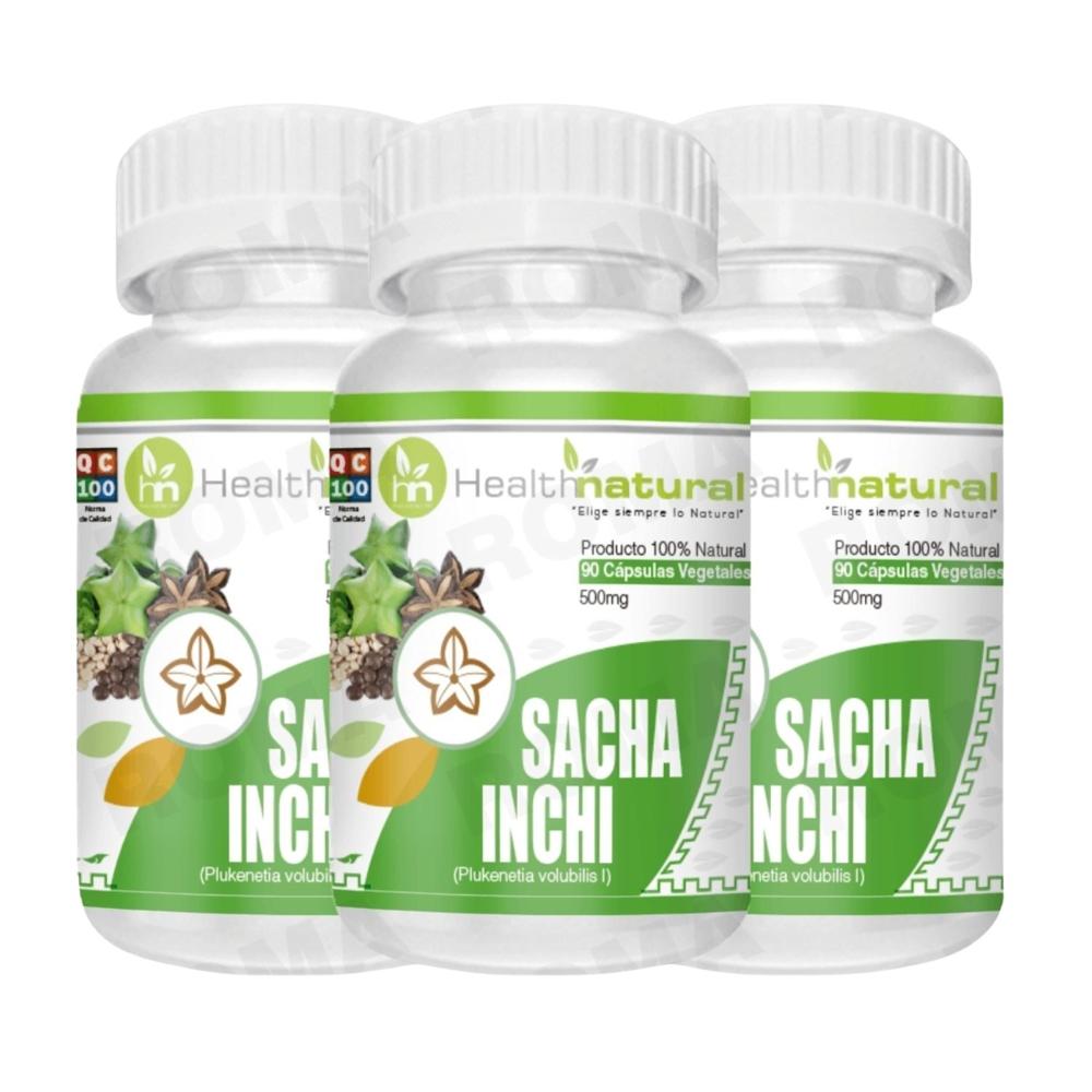 PACK 3 SACHA INCHI HEALTHNATURAL 1500MG