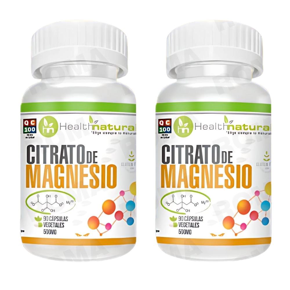 PACK 2 CITRATO DE MAGNESIO HEALTHNATURAL 1000MG