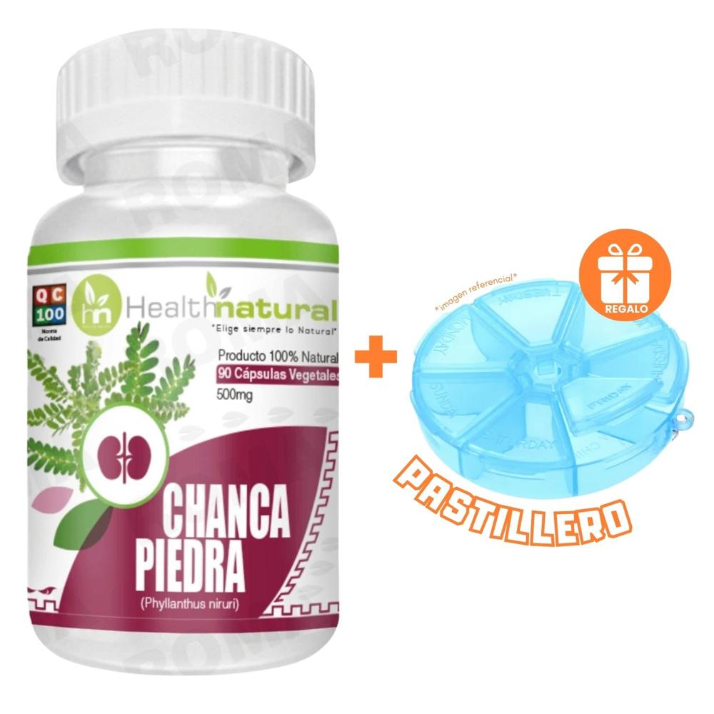 CHANCA PIEDRA HEALTHNATURAL 500MG + REGALO PASTILLERO