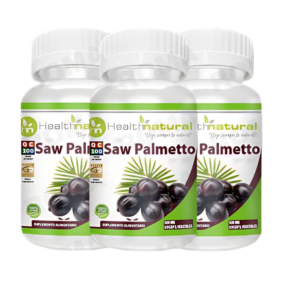 PACK 3 SAW PALMETTO HEALTHNATURAL 1500MG