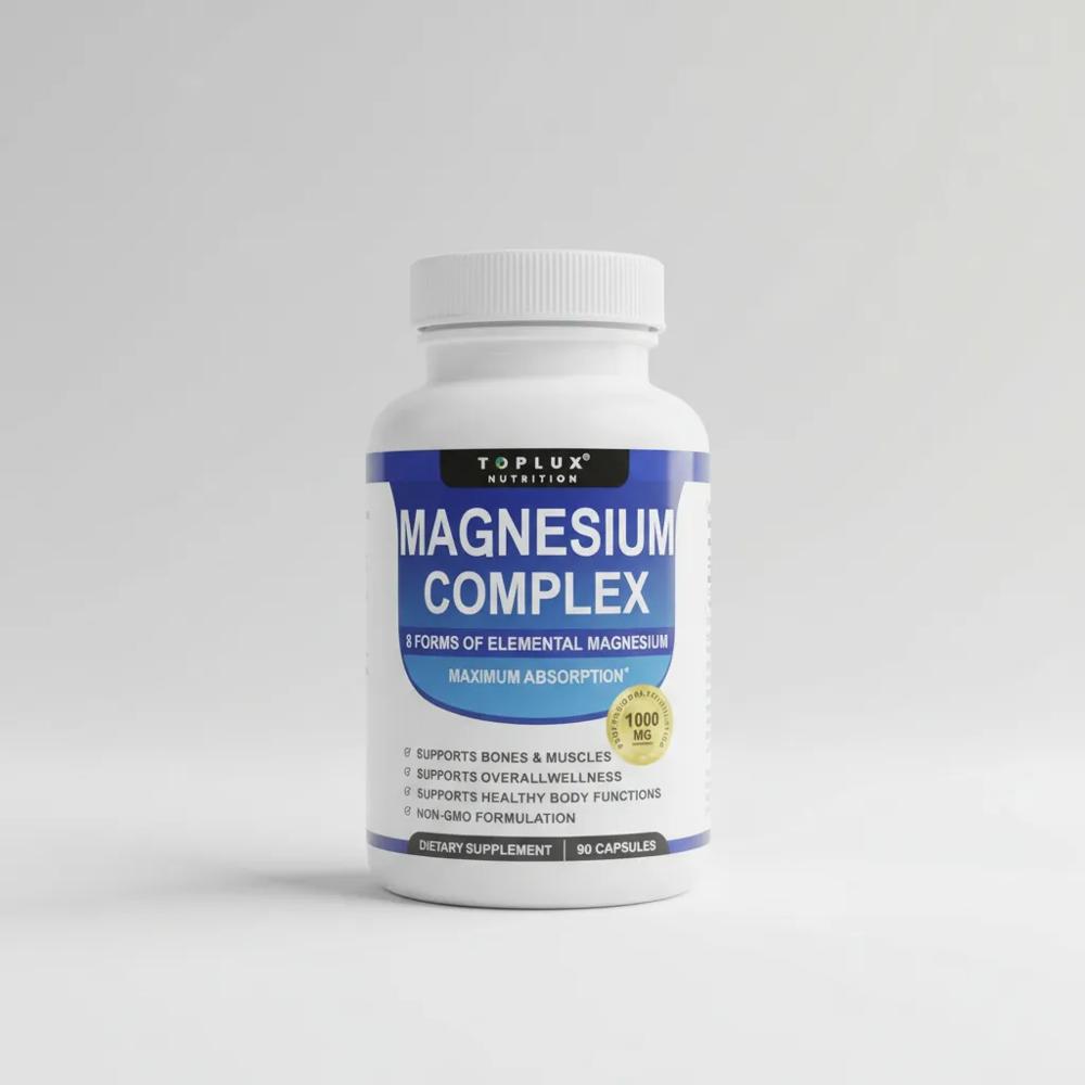 Magnesium Complex Toplux Maxima Absorción Elemental 1000mg 90 Capsulas