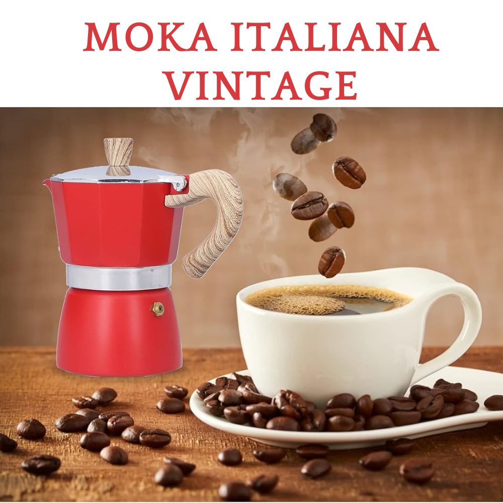 Cafetera moka italiana vintage 150 ml