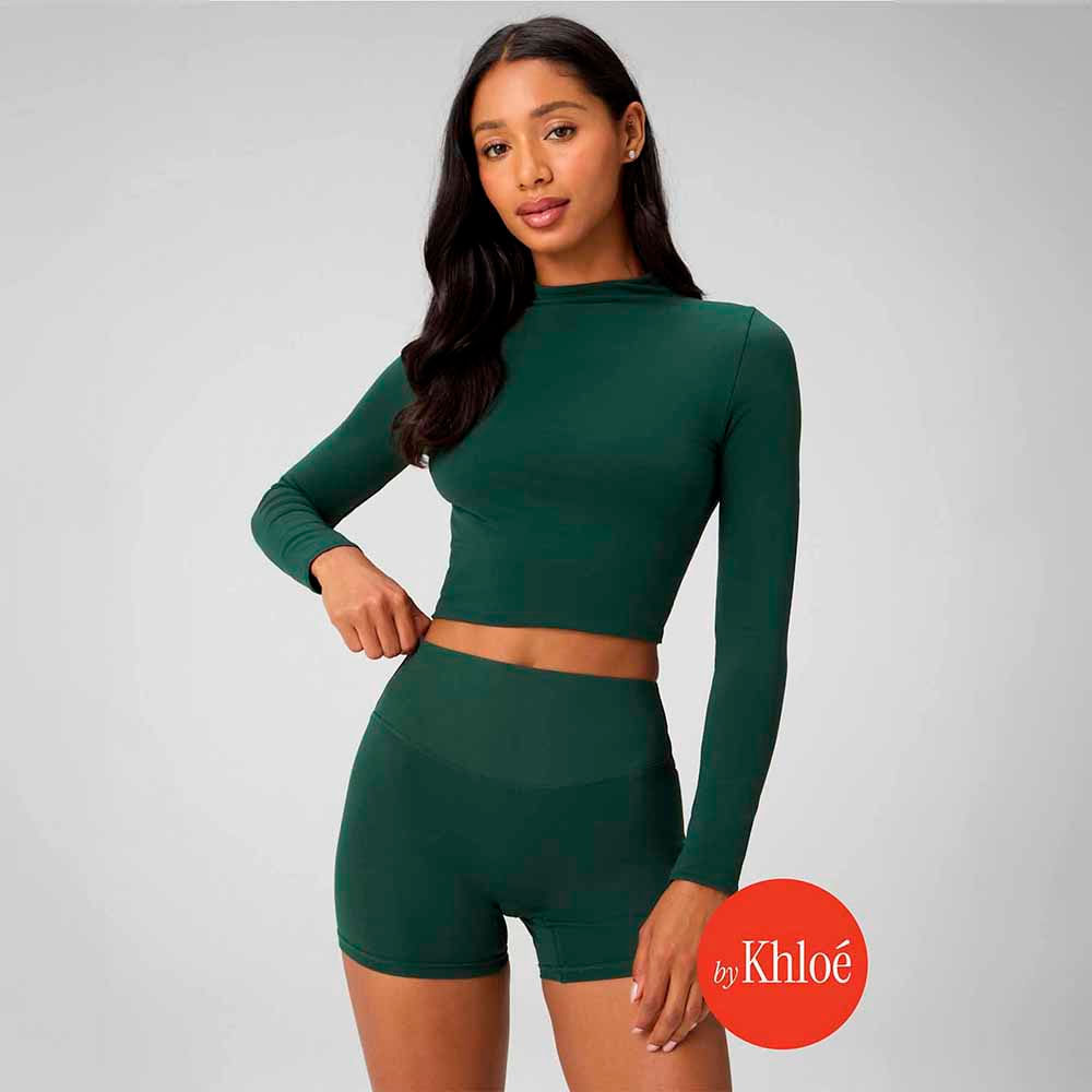 Polo Deportivo Fabletics Mujer Seamless Long-Sleeve Essential Tee