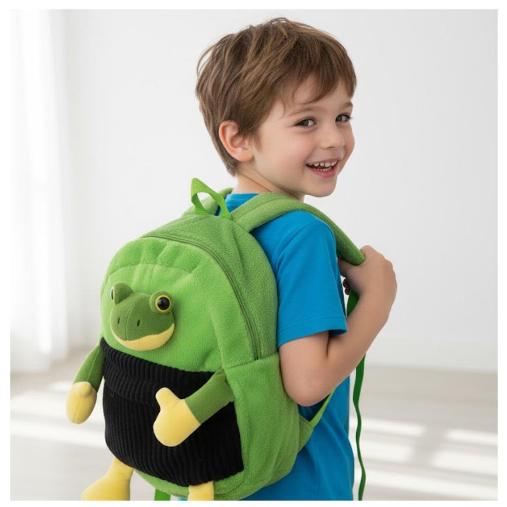 Mochila Infantil de Peluche 3D con Diseño Tralalero - Modelo Italian Brainrot