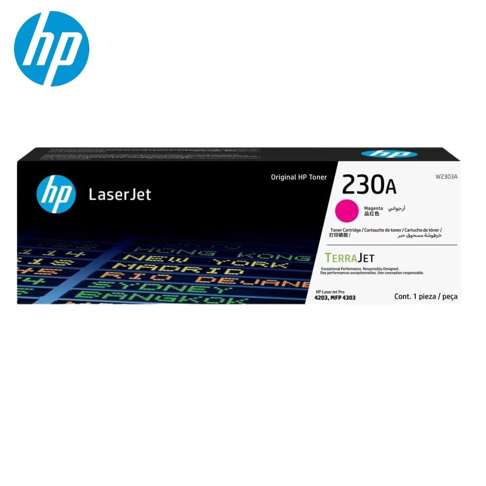 TONER HP W2303A 230A L.J. MAGENTA 1800 PAGS ORIGINAL