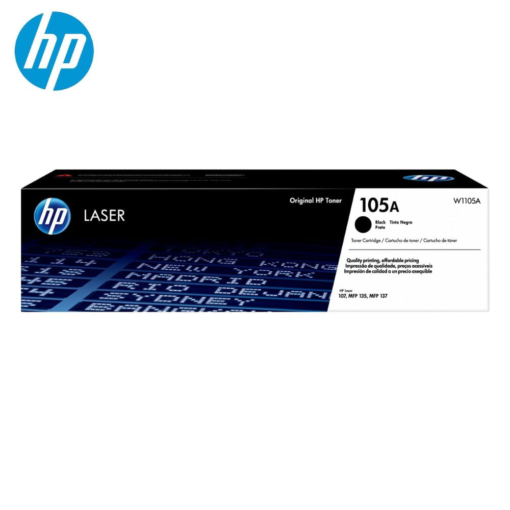 TONER HP W1105A 105A L.J. 107A BLACK 1000 PGS