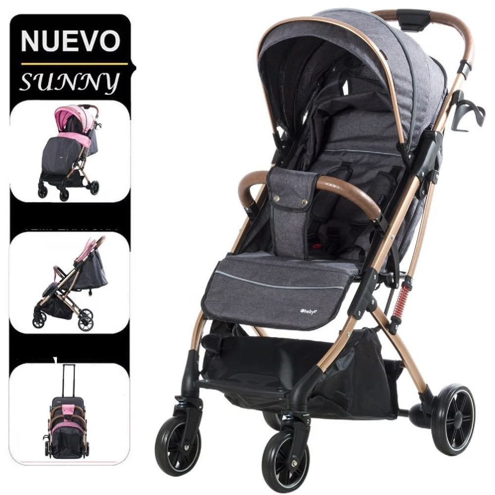 Coche Ebaby Maleta Sunny EB124 de Acero Gris oscuro EB124Grisoscuro Coche Ebaby Maleta Sunny EB124 de Acero Gris oscuro EB124Grisoscuro
